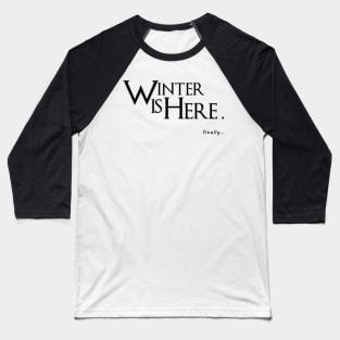 winter lovers Baseball T-Shirt